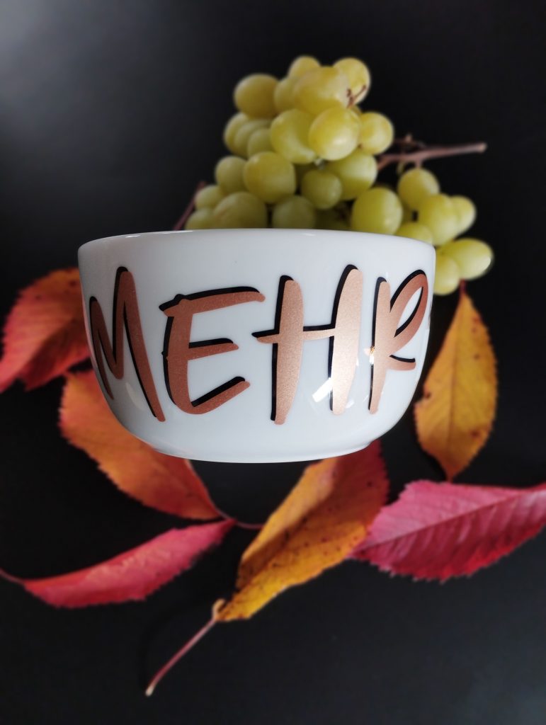 Frühstücksschale mit Druck