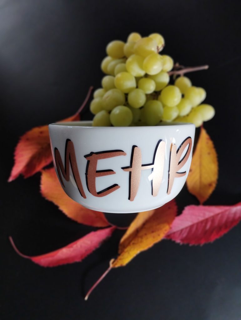 Frühstücksschale mit Druck